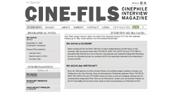 Desktop Screenshot of cine-fils.com