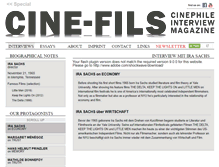 Tablet Screenshot of cine-fils.com